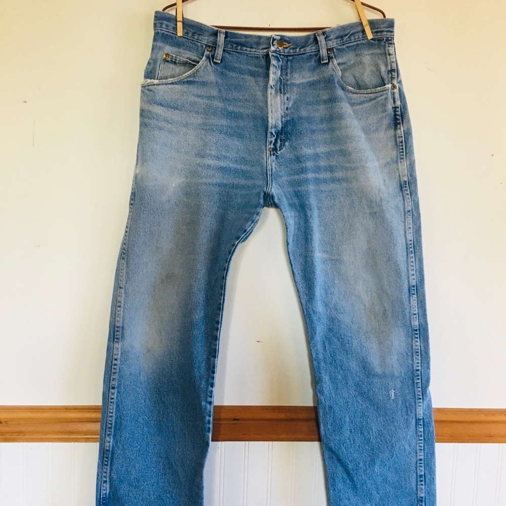Well worn jeans